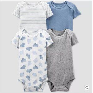 NWT Just One You Carter's 2 Sets of 4 Onesies 3mos